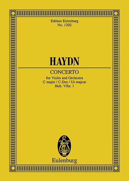 Haydn: Concerto C major Hob. VIIa: 1 (Study Score) published by Eulenburg